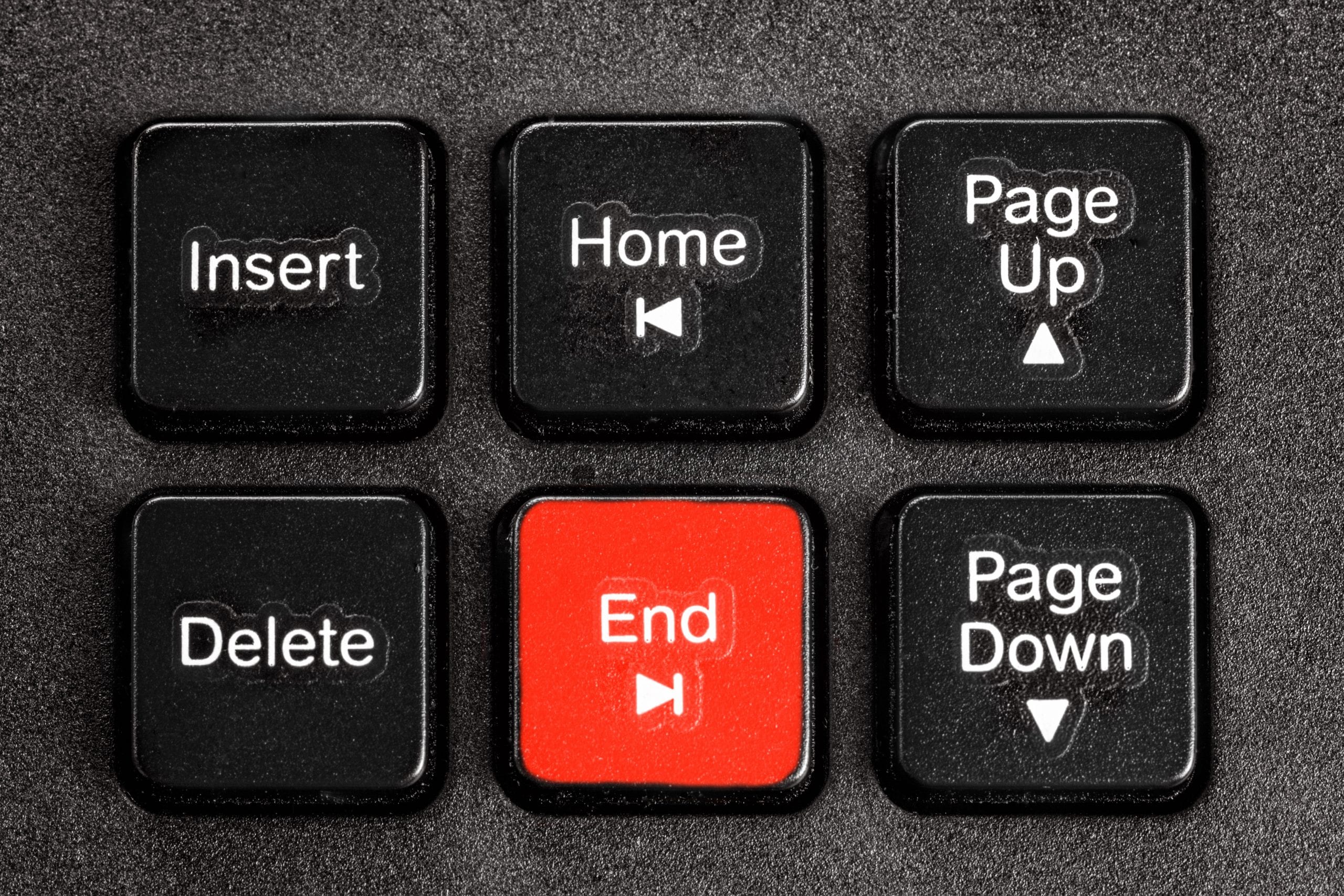 Стёртая кнопка на клавиатуре